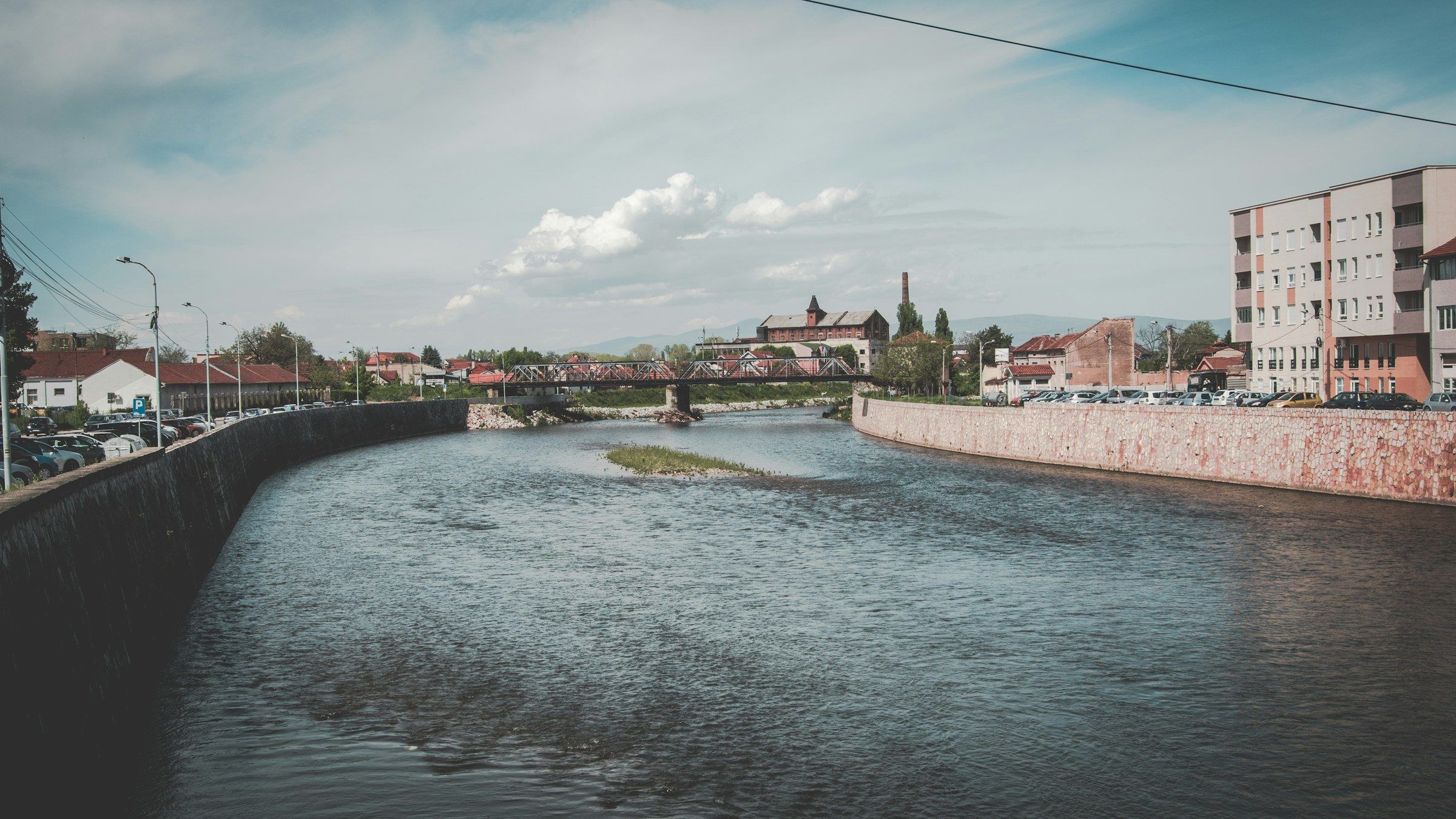 Nisava riverfront in Nis